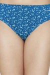 Fruit of the Loom Mid Rise Three-Fourth Coverage Bikini (Pack Of 3) - Blue Crimson Botonical Garden — thumbnail 5