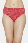 Fruit of the Loom Mid Rise Three-Fourth Coverage Bikini (Pack Of 3) - Blue Crimson Botonical Garden — thumbnail 6