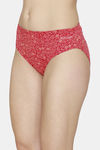 Fruit of the Loom Mid Rise Three-Fourth Coverage Bikini (Pack Of 3) - Blue Crimson Botonical Garden — thumbnail 7