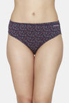 Fruit of the Loom Mid Rise Three-Fourth Coverage Bikini (Pack Of 3) - Love Potion Poseidon Red — thumbnail 6
