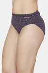 Fruit of the Loom Mid Rise Three-Fourth Coverage Bikini (Pack Of 3) - Love Potion Poseidon Red — thumbnail 7