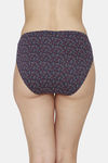 Fruit of the Loom Mid Rise Three-Fourth Coverage Bikini (Pack Of 3) - Love Potion Poseidon Red — thumbnail 8