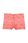 Zivame Low Waist All Over Lace Boyshort Panty-Orange — thumbnail 2