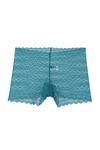 Zivame Low Waist All Over Lace Boyshort Panty-Emerald — thumbnail 2