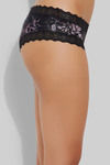 Zivame Soft Stretch Cotton Low Rise Cheeky Brief-Floral Print — thumbnail 3
