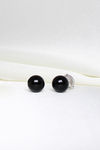 Giva 925 Sterling Silver Black Pearl Earrings — thumbnail 2