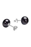 Giva 925 Sterling Silver Black Pearl Earrings — thumbnail 3