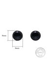 Giva 925 Sterling Silver Black Pearl Earrings — thumbnail 4