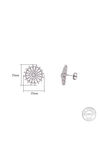 Giva 925 Sterling Silver Wheel of Life Earrings — thumbnail 4