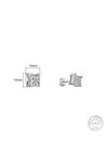 Giva 925 Sterling Silver Square Zircon Studs — thumbnail 4