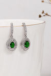 Giva 925 Sterling Silver Forest Green Drop Earrings — thumbnail 2