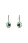 Giva 925 Sterling Silver Forest Green Drop Earrings — thumbnail 3