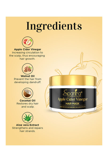 Spantra Apple Cider Hair Mask Apple Red- (250 g) — image 3