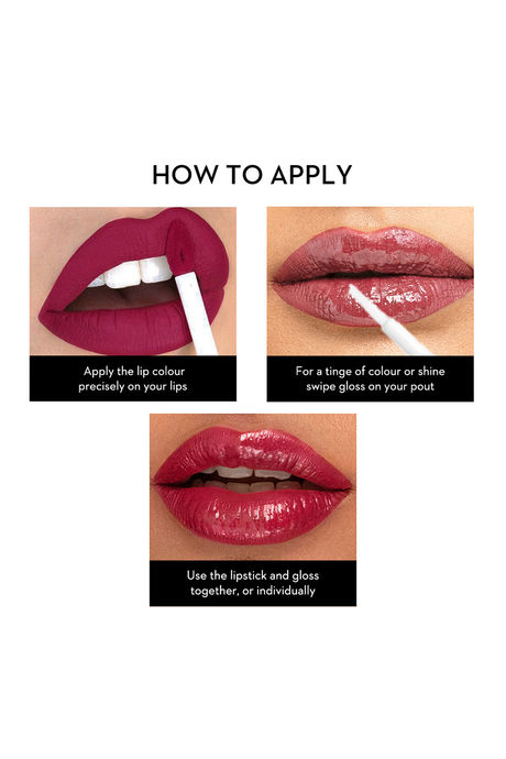 SUGAR Cosmetics Smudge Me Not Lip Duo - 08 Wine and Shine (Sangria), 3.5 ml — image 7