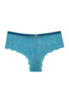 Zivame Abstract Print n Solid Panty (Pack of 3)- Blue — thumbnail 4