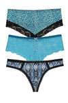 Zivame Ultra Soft And Sheer Hipster Brief (Pack of 3) - Multicolor — thumbnail 1