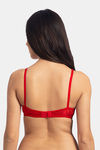 Komli Single Layered Non-Wired Full Coverage Sag Lift Bra - Red — thumbnail 2