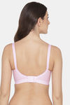 Komli Single Layered Non-Wired Full Coverage Minimiser Bra - Pink — thumbnail 2