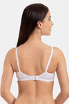 Komli Single Layered Non-Wired Medium Coverage T-Shirt Bra - White — thumbnail 2