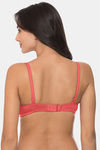 Komli Padded Non-Wired 3/4Th Coverage T-Shirt Bra - Coral — thumbnail 2