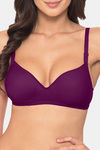 Komli Padded Non-Wired 3/4Th Coverage T-Shirt Bra - Magenta — thumbnail 5