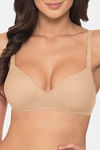 Komli Padded Non-Wired 3/4Th Coverage T-Shirt Bra - Skin — thumbnail 8
