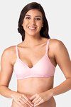 Komli Padded Non-Wired Full Coverage T-Shirt Bra - Baby Pink — thumbnail 1