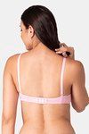 Komli Padded Non-Wired Full Coverage T-Shirt Bra - Baby Pink — thumbnail 2