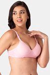 Komli Padded Non-Wired Full Coverage T-Shirt Bra - Baby Pink — thumbnail 4