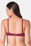 Komli Padded Non-Wired Full Coverage T-Shirt Bra - Magenta — thumbnail 2