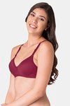 Komli Padded Non-Wired Full Coverage T-Shirt Bra - Magenta — thumbnail 4