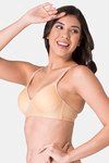 Komli Padded Non-Wired Full Coverage T-Shirt Bra - Skin — thumbnail 4