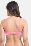 Komli Padded Non-Wired Full Coverage T-Shirt Bra - Baby Pink — thumbnail 2