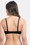 Komli Padded Non-Wired Full Coverage T-Shirt Bra - Black — thumbnail 2