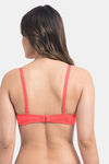 Komli Padded Non-Wired Full Coverage T-Shirt Bra - Coral — thumbnail 2