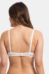 Komli Padded Non-Wired Full Coverage T-Shirt Bra - Off White — thumbnail 2