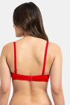 Komli Padded Non-Wired Full Coverage T-Shirt Bra - Red — thumbnail 2