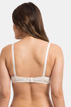 Komli Padded Non-Wired Full Coverage T-Shirt Bra - Off White — thumbnail 2