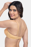 Komli Padded Non-Wired Full Coverage T-Shirt Bra - Skin — thumbnail 4