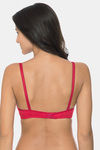 Komli Double Layered Non-Wired Medium Coverage T-Shirt Bra - Dark Pink — thumbnail 2