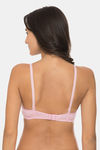 Komli Double Layered Non-Wired Medium Coverage T-Shirt Bra - Pink — thumbnail 2