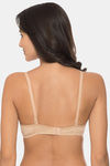 Komli Double Layered Non-Wired Medium Coverage T-Shirt Bra - Skin — thumbnail 2