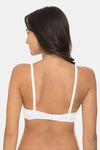 Komli Double Layered Non-Wired Medium Coverage T-Shirt Bra - White — thumbnail 2