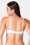 Komli Double Layered Non-Wired Medium Coverage T-Shirt Bra - White — thumbnail 2