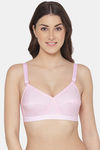 Komli Single Layered Non-Wired Full Coverage Minimiser Bra - Pink — thumbnail 1