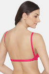 Komli Double Layered Non Wired Full Coverage Bra - Dark Pink — thumbnail 2