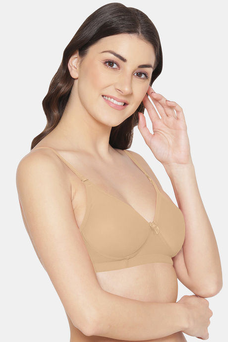 Komli Double Layered Non Wired Full Coverage Bra - Skin — image 4