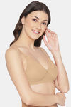 Komli Double Layered Non Wired Full Coverage Bra - Skin — thumbnail 4