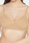 Komli Double Layered Non Wired Full Coverage Bra - Skin — thumbnail 6