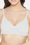Komli Double Layered Non Wired Full Coverage Bra - White — thumbnail 6